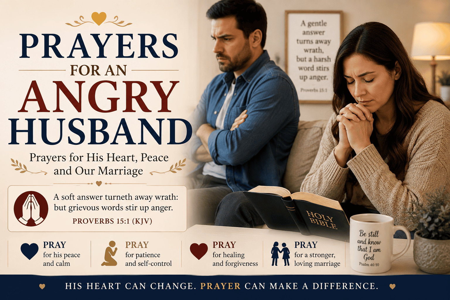 prayers for an angry husband