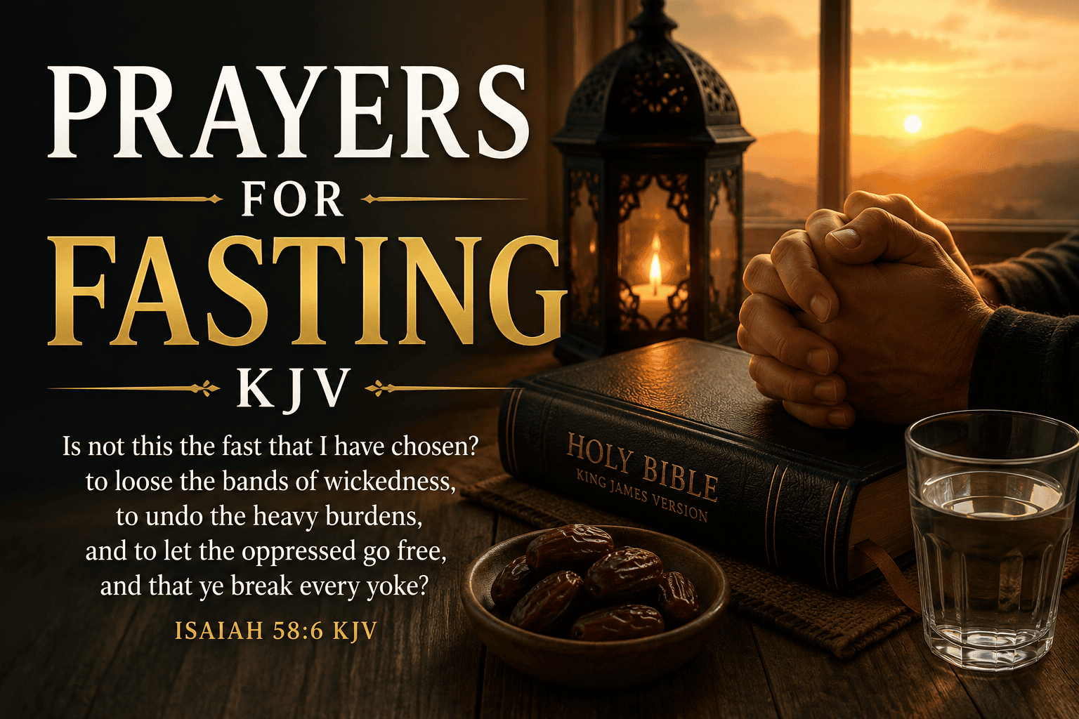 prayers for fasting kjv