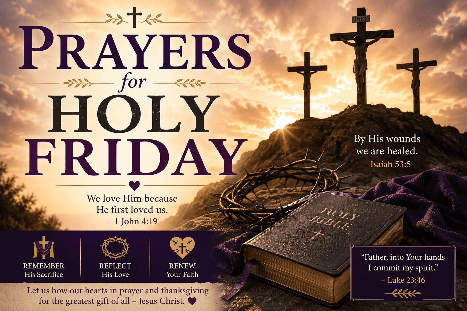 prayers for holy friday