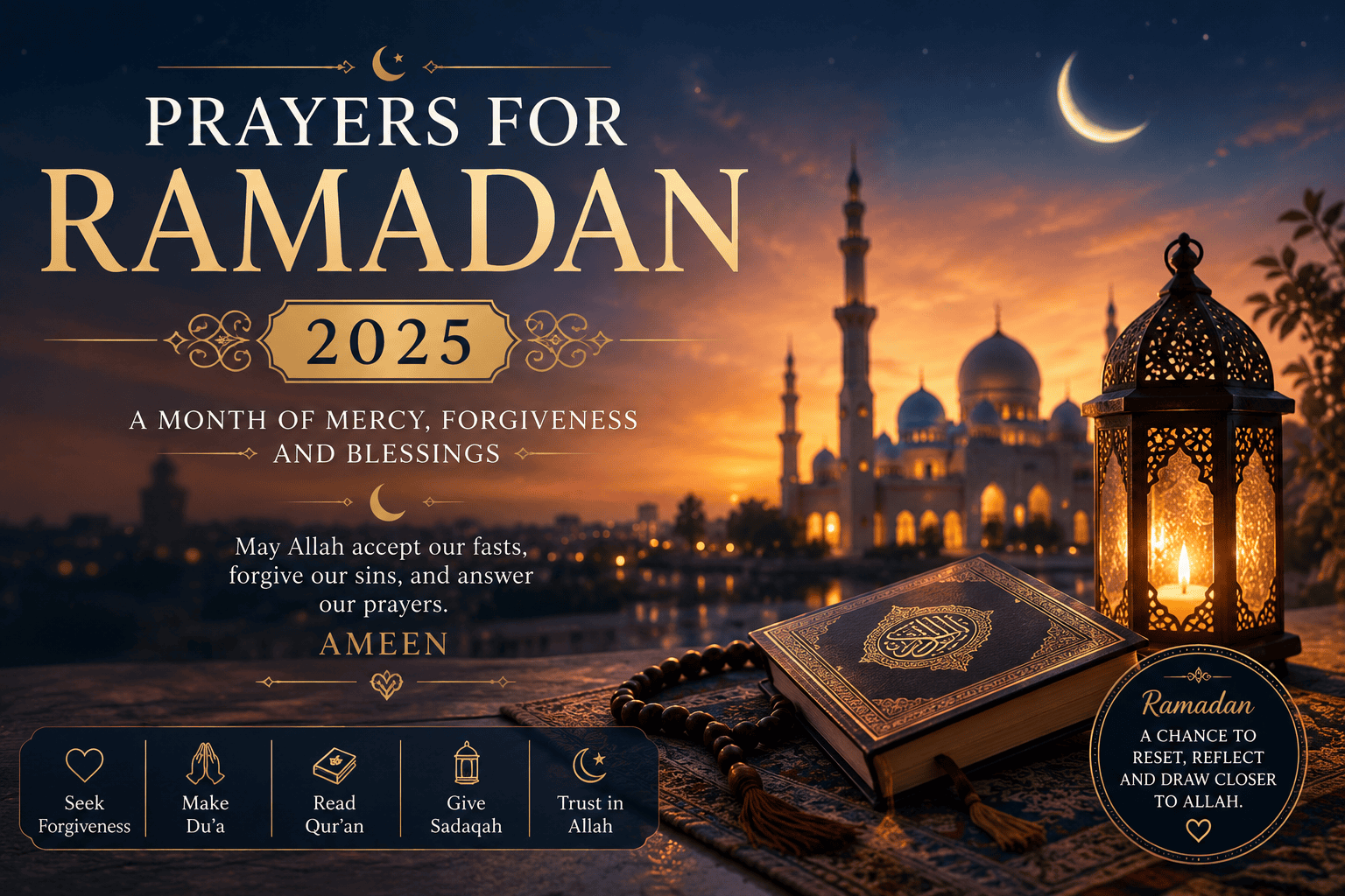 prayers for ramadan 2025