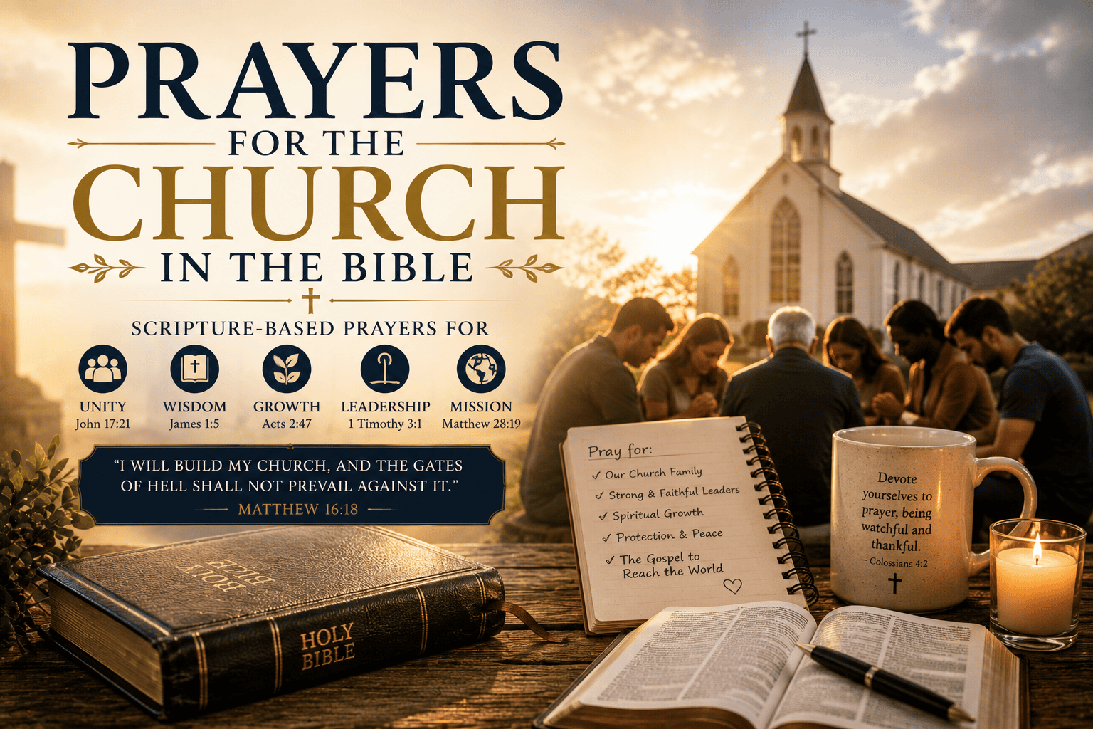prayers for the church in the bible
