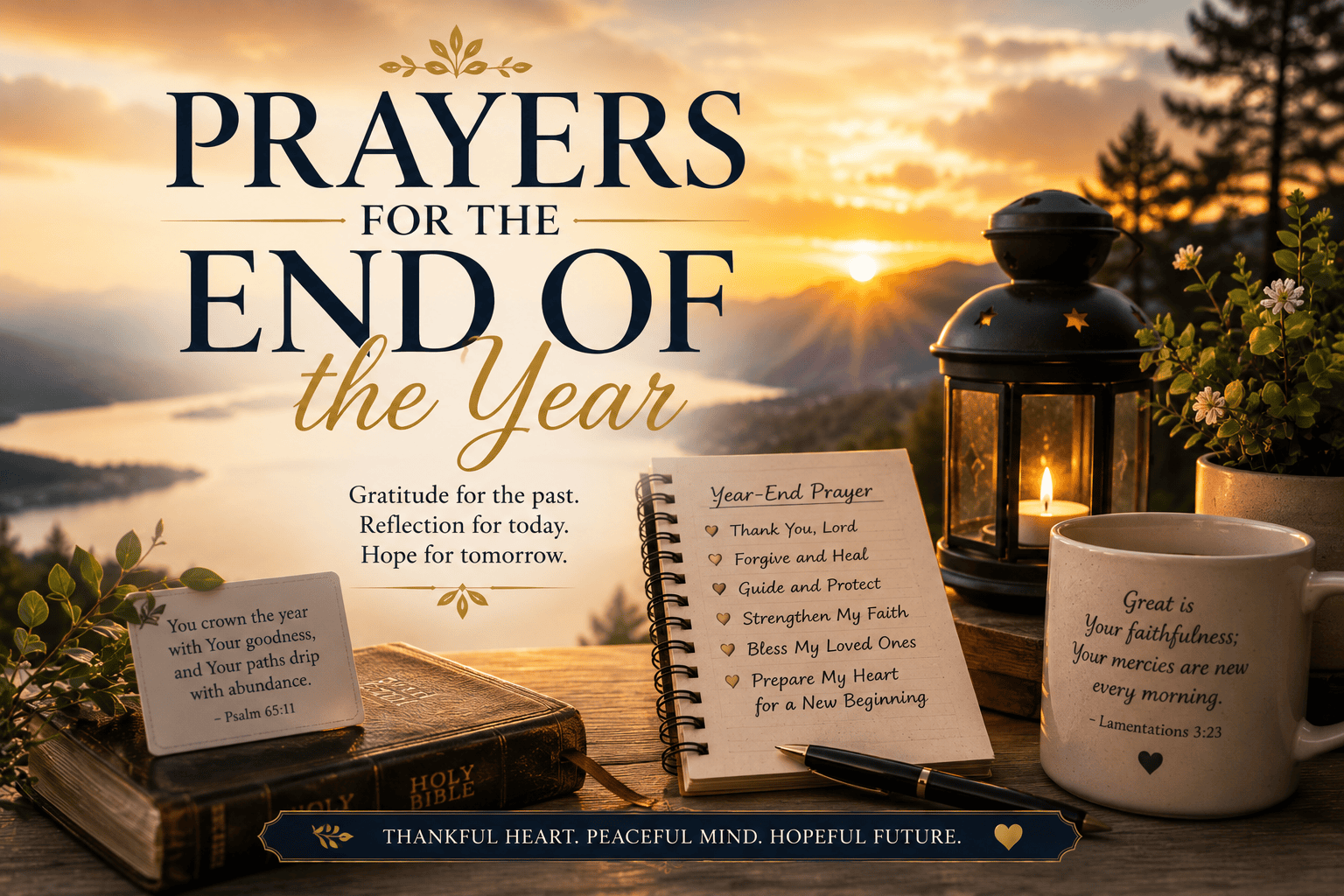 prayers for the end of the year