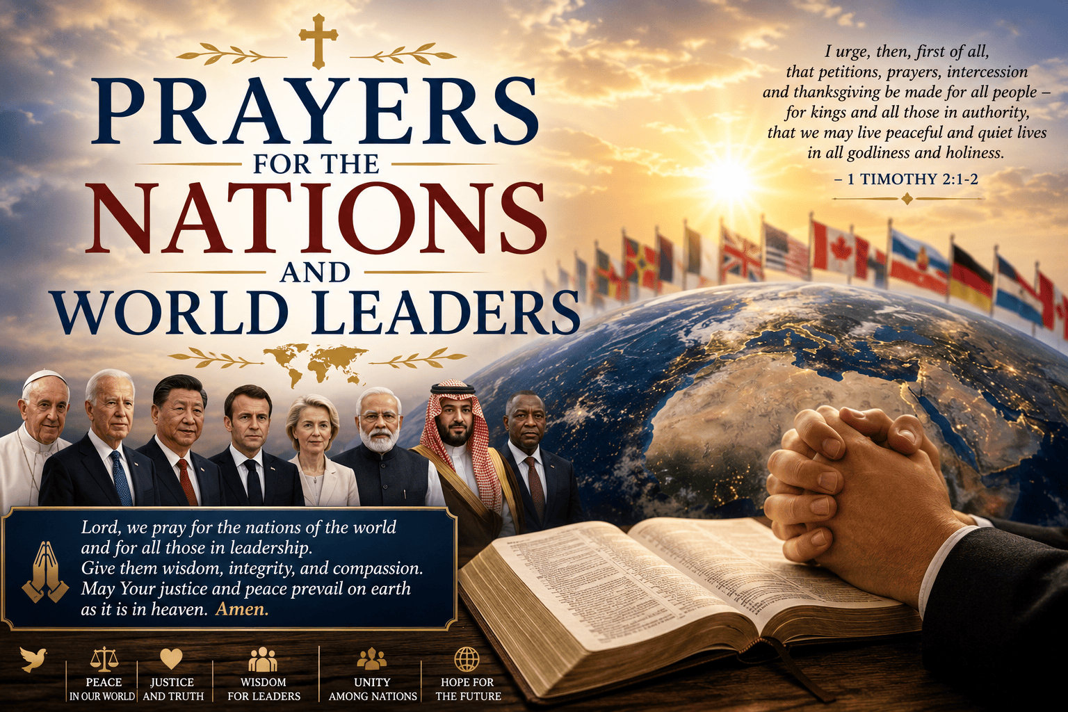 prayers for the nations and world leaders