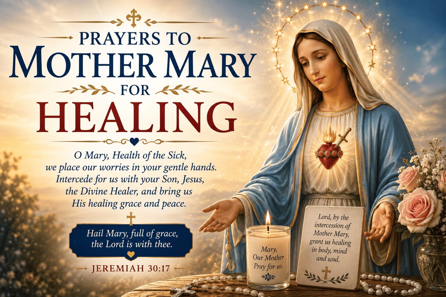 prayers to mother mary for healing