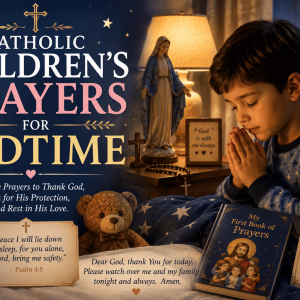catholic children's prayers for bedtime