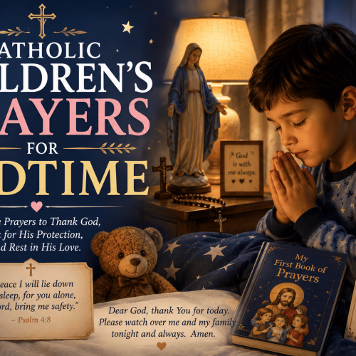 catholic children's prayers for bedtime
