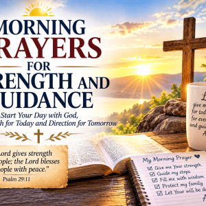 morning prayers for strength and guidance