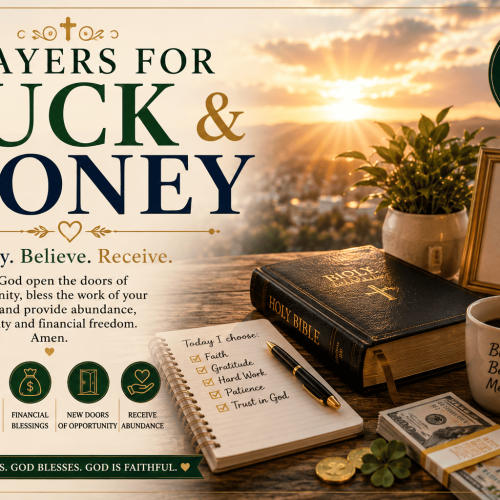 prayers for luck and money