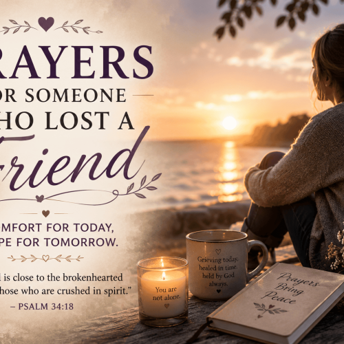 prayers for someone who lost a friend