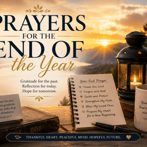 prayers for the end of the year