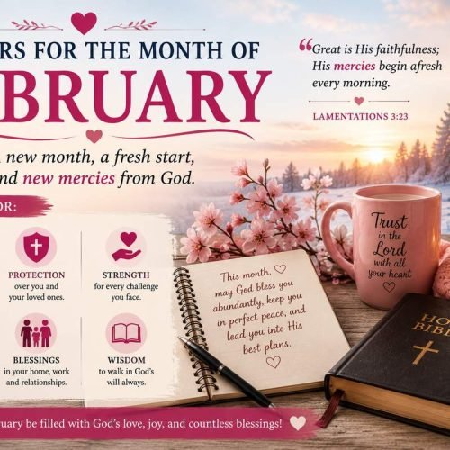 prayers for the month of february