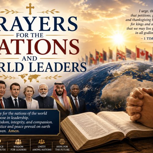 prayers for the nations and world leaders