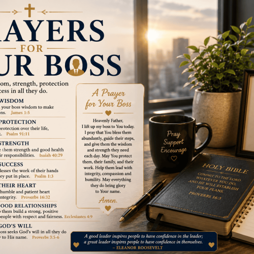 prayers for your boss