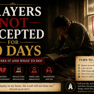 prayers not accepted for 40 days