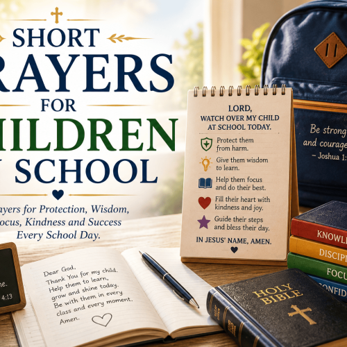 short prayers for children in school