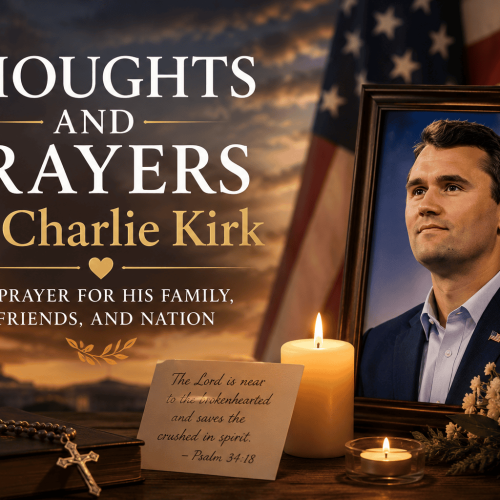 thoughts and prayers for charlie kirk